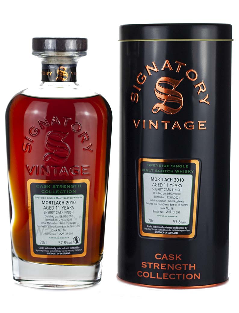 Mortlach 11 Year Old 2010 Signatory Cask Strength